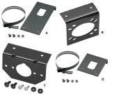 MOUNTING BRACKET FOR 7-WAY PLUGS POLLACK ZINC - 591-2701