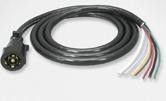 CONNECTOR 7-WAY MOLDED TRAILER END  CABLE