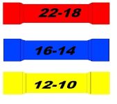 BUTT CONNECTOR RED - 597-0080