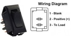 12V SWITCH MOMENTARY ON/ OFF