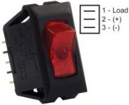 ILLUMINATED ON/OFF SWITCH 12V
