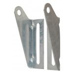 KEEL ROLLER SPLIT BRACKET PAIR- GALVANIZED