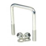Zinc U-Bolt 1/2"-13 x 3-1/8" x 4-1/4"