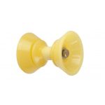 3" BOW BELL ROLLER ASSEMBLY- YELLOW TPR