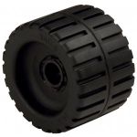 SMALL RIBBED ROLLER 3/4" SHAFT, BLACK