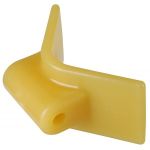3"X3" BOW Y-STOP - YELLOW TPR