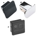 HITCH BOX COVER 2" RUBBER W/ "D" LOGO - 770-7010