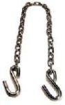 SAFETY CHAIN 3/16" X 4' W/ S-HOOKS BULK - 778-3164