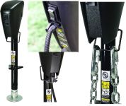 POWER JACK LIPPERT 3500 LB BLACK - 813-7480