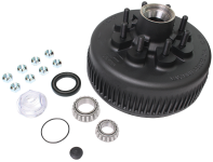 HUB/DRUM 8on6.5 12-1/4"x3-3/8" 8K DEXTER 5/8 GREASE W/AP - 853-2858