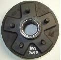 HUB/DRUM 5on4.5 7"x1-1/4" 3.5K DEXTER HYD - 852-7052