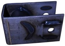 HANGER FRONT 2.5" SPRING 5.25" DROP (10KGD) 3/4" BOLT HOLE - 854-8074