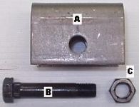 A/P SINGLE AXLE KIT  STANDARD DUTY 1-3/4" SLIPPER SPRING