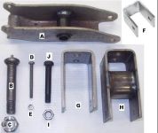 A/P TANDEM & TRIPLE AXLE KITS HD 2" SLIPPER SPRING WITH 11" EQUALIZER