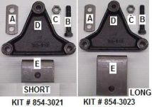 SUSPENSION A/P KIT DBL EYE LONG HANGER 3 AXLE - 854-3023