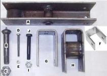 SUSPENSION A/P KIT 2" SLIPPER W/13" EQUALIZER 2 AXLE - 854-2032