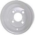WHEEL 8" X 7" 4on4 WHITE SOLID - 860-0005