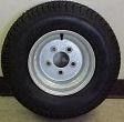 TIRE 205/65-10 LRE ON 5on4.5 GALV SOLID - 863-0490