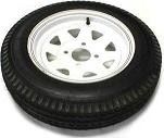 TIRE 530-12 LRC ON 5on4.5 GALV SPOKE - 863-0850