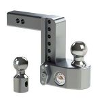 BALL MOUNT 2" SHANK 6" DROP ADJUSTABLE W/SCALE KA WEIGH SAFE - 921-8339