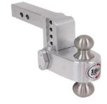 BALL MOUNT 2-1/2" SHANK 10" DROP ADJUSTABLE TURNOVER WEIGH SAFE - 921-1125