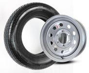 TIRE ST225/75R15 LRD ON 6on5.5 SILVER MOD RAINIER - 868-5020