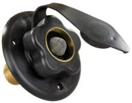 WATER FLANGE CITY W/BRASS CHECK VALVE BLACK - 433-8536