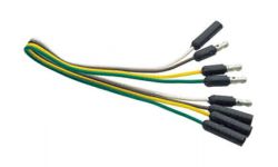 4-Flat to 4-Flat Universal AdapterPlug to Plug Adapter