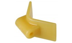 3"X3" BOW Y-STOP - YELLOW TPR